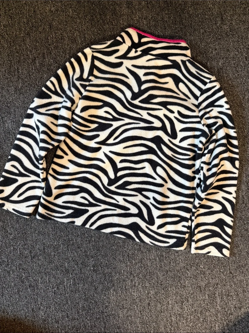 Carters zebra print fleece size 5